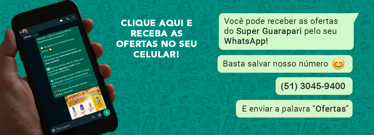 Receba ofertas no WhatsApp